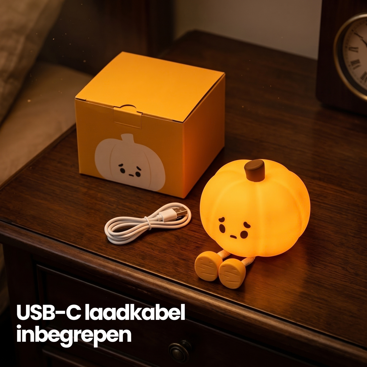 Griezeltje Pompoenlamp