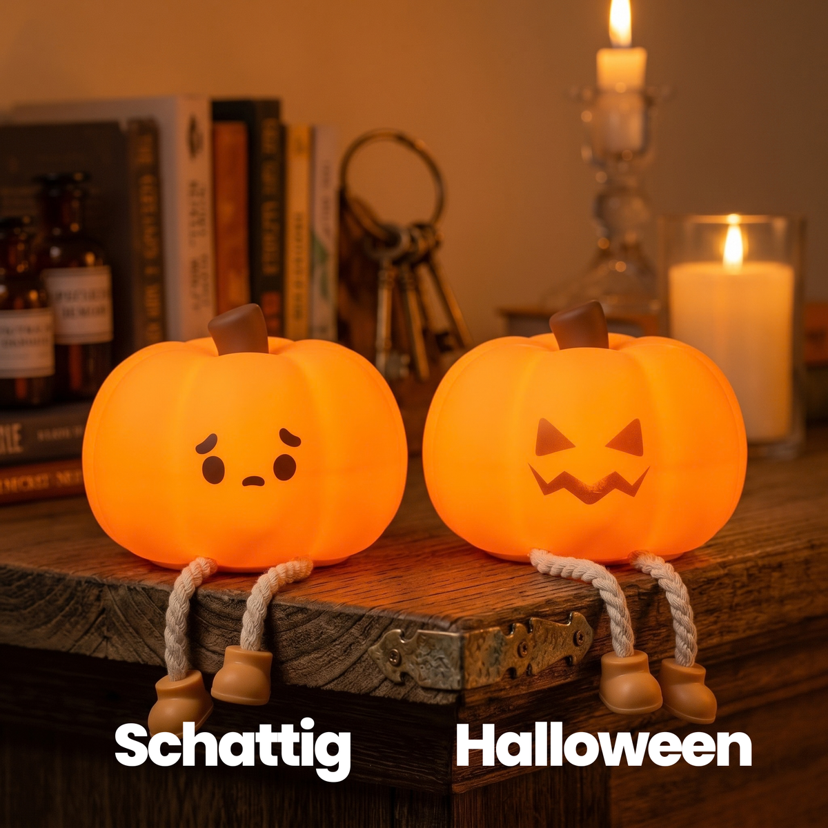 Griezeltje Pompoenlamp
